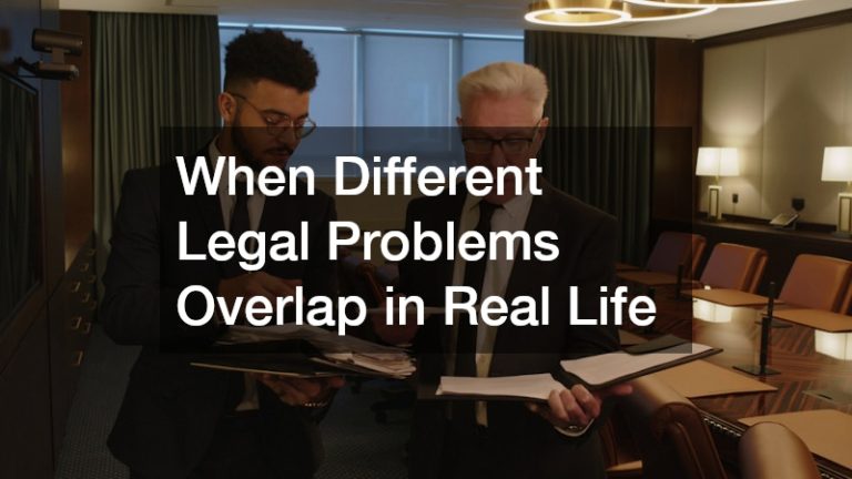 When Different Legal Problems Overlap in Real Life